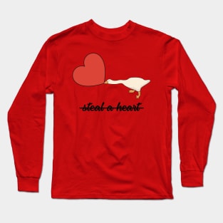 Untitled Goose Game - Valentine's Day Long Sleeve T-Shirt